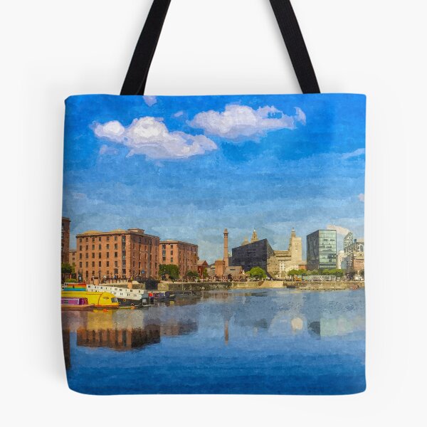 Item preview,  Salthouse Dock Panorama with oil paint effect designed and sold by Paul Madden.