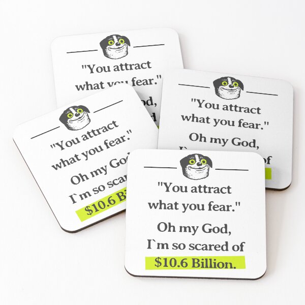Item preview, Manifesting Money Quote: Funny Law of Attraction Meme - “You Attract What You Fear” designed and sold by HumanPhase.