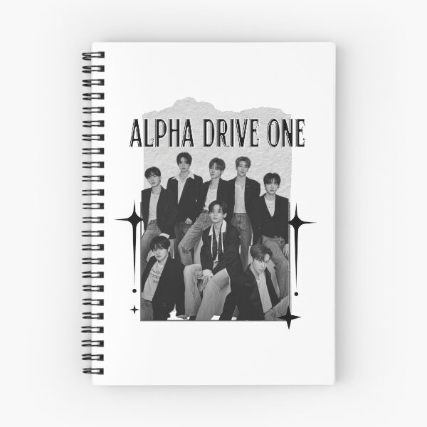 Item preview, ALPHA DRIVE ONE (ALD1) Global KPOP Boy Group Scrapbook Collage Cozy Y2K Vintage Design designed and sold by HELL0WBELLO.