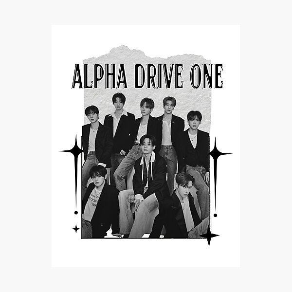 Item preview, ALPHA DRIVE ONE (ALD1) Global KPOP Boy Group Scrapbook Collage Cozy Y2K Vintage Design designed and sold by HELL0WBELLO.