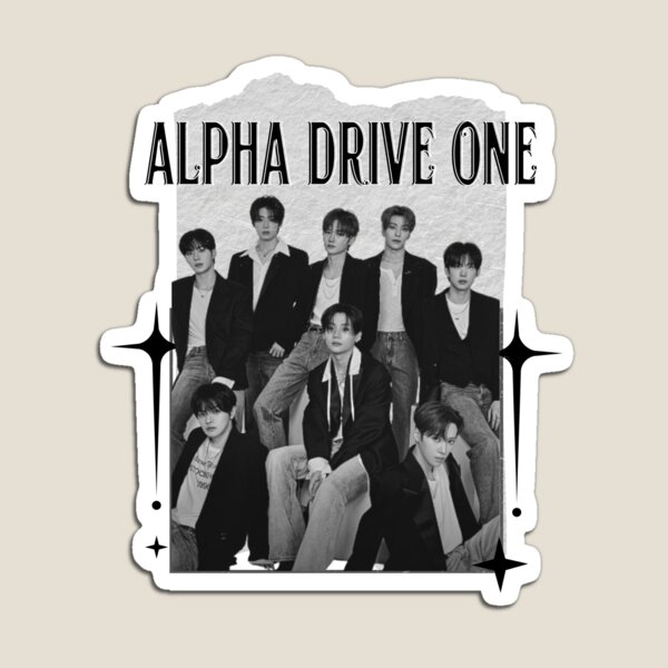 Item preview, ALPHA DRIVE ONE (ALD1) Global KPOP Boy Group Scrapbook Collage Cozy Y2K Vintage Design designed and sold by HELL0WBELLO.