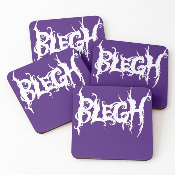 Item preview, White Blegh on Dark Purple designed and sold by Gothica-rose.