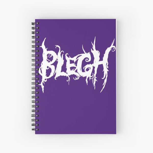 Item preview, White Blegh on Dark Purple designed and sold by Gothica-rose.