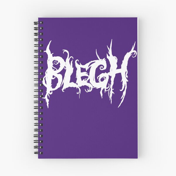 Item preview, White Blegh on Dark Purple designed and sold by Gothica-rose.