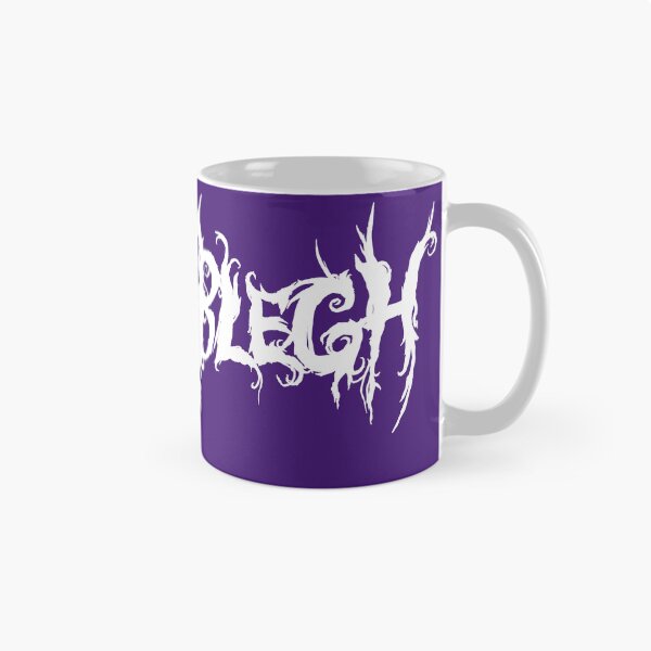 Item preview, White Blegh on Dark Purple designed and sold by Gothica-rose.
