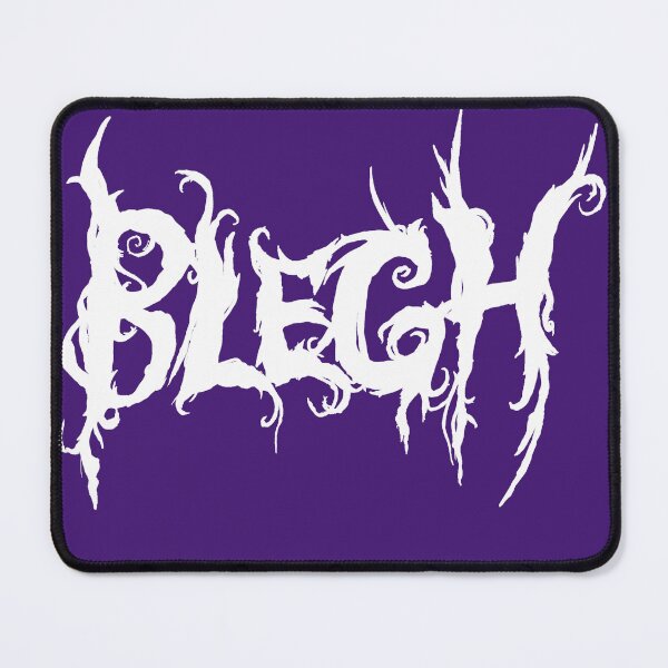 Item preview, White Blegh on Dark Purple designed and sold by Gothica-rose.