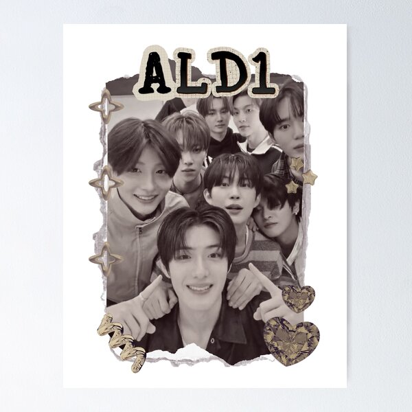 Item preview, ALPHA DRIVE ONE (ALD1) Global KPOP Boy Group Scrapbook Collage Cozy Y2K Vintage Design designed and sold by HELL0WBELLO.