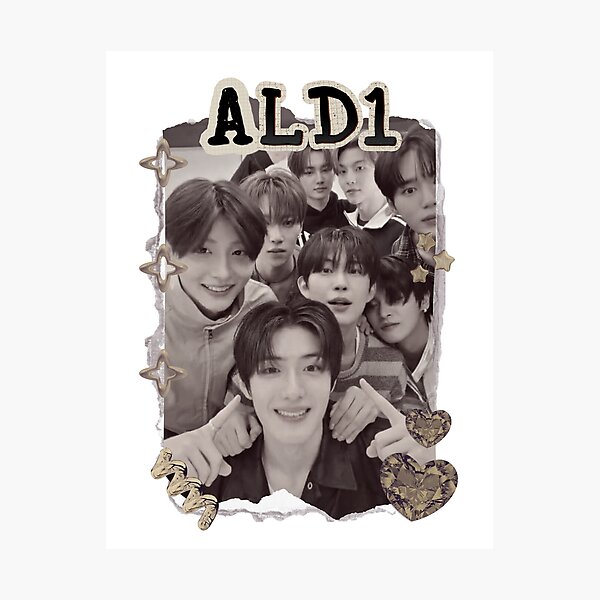 Item preview, ALPHA DRIVE ONE (ALD1) Global KPOP Boy Group Scrapbook Collage Cozy Y2K Vintage Design designed and sold by HELL0WBELLO.