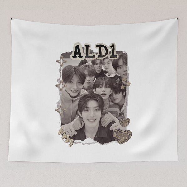 Item preview, ALPHA DRIVE ONE (ALD1) Global KPOP Boy Group Scrapbook Collage Cozy Y2K Vintage Design designed and sold by HELL0WBELLO.