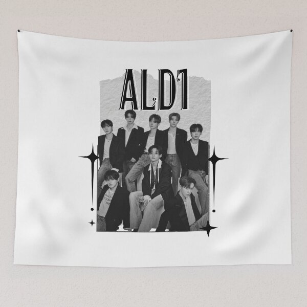 Item preview, ALPHA DRIVE ONE (ALD1) Global KPOP Boy Group Scrapbook Collage Cozy Y2K Vintage Design designed and sold by HELL0WBELLO.