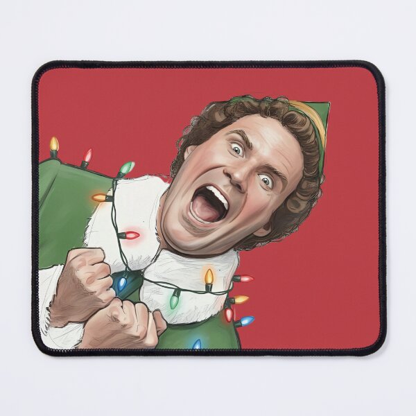 Item preview, Funny Christmas Elf Wrapped in Lights designed and sold by kjanedesigns.