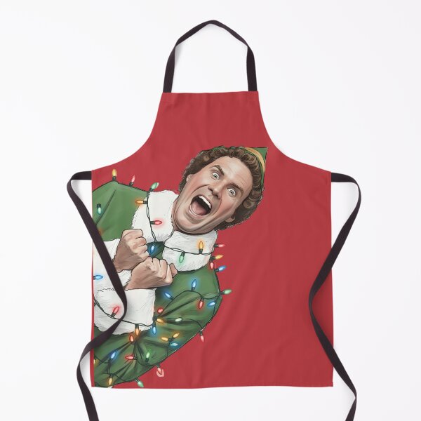 Item preview, Funny Christmas Elf Wrapped in Lights designed and sold by kjanedesigns.