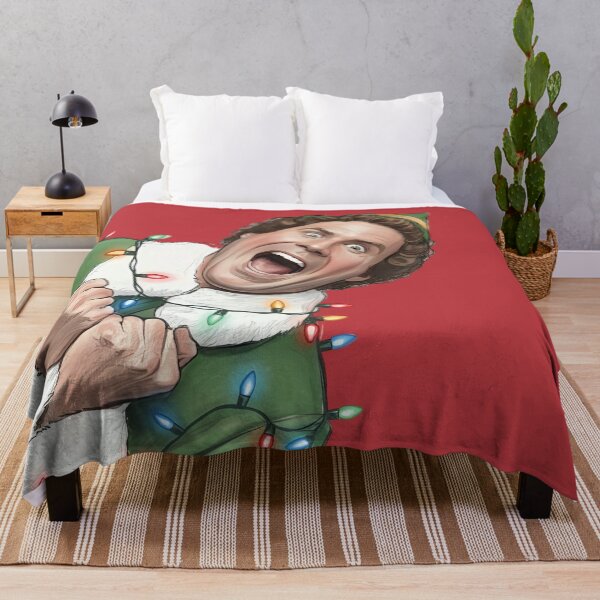 Item preview, Funny Christmas Elf Wrapped in Lights designed and sold by kjanedesigns.
