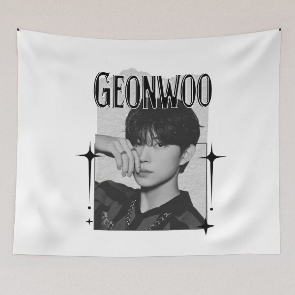 Item preview,  ALPHA DRIVE ONE (ALD1) Geonwoo (Kim Geon Woo) (김건우) Global KPOP Boy Group Scrapbook Collage Cozy Y2K Vintage Design designed and sold by HELL0WBELLO.