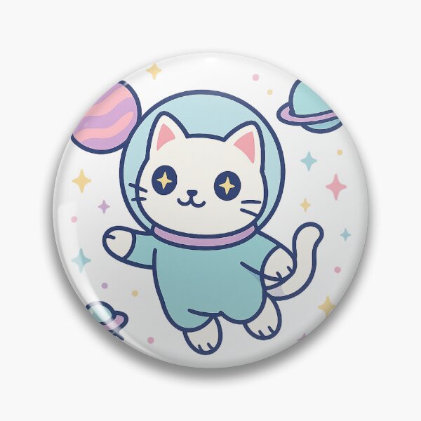 Item preview, Cosmic Kawaii Cat – Space Explorer Cutie designed and sold by iTzTreS.