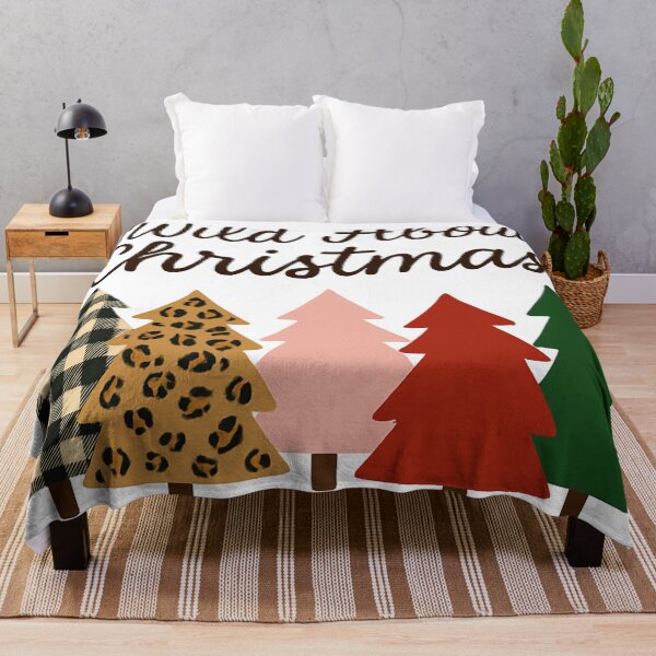 Item preview, Wild About Christmas – Plaid, Leopard & Pink Tree Holiday Design designed and sold by Painted Moon by Luna Bee™.