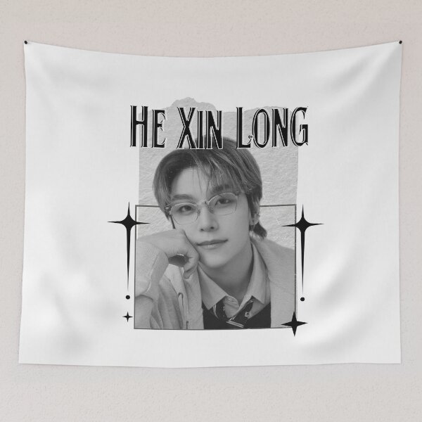 Item preview, ALPHA DRIVE ONE (ALD1) He Xin Long (贺鑫隆) (Xinlong) (씬롱) Global KPOP Boy Group Scrapbook Collage Cozy Y2K Vintage Design designed and sold by HELL0WBELLO.