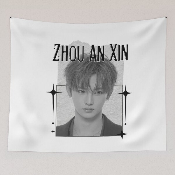 Item preview, ALPHA DRIVE ONE (ALD1) Zhou An Xin (周安信) (Anxin) (안신) Global KPOP Boy Group Scrapbook Collage Cozy Y2K Vintage Design designed and sold by HELL0WBELLO.