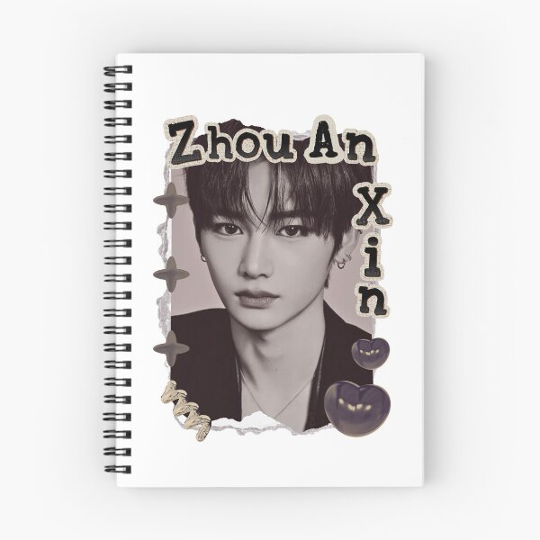 Item preview, ALPHA DRIVE ONE (ALD1) Zhou An Xin (周安信) (Anxin) (안신) Global KPOP Boy Group Scrapbook Collage Cozy Y2K Vintage Design designed and sold by HELL0WBELLO.