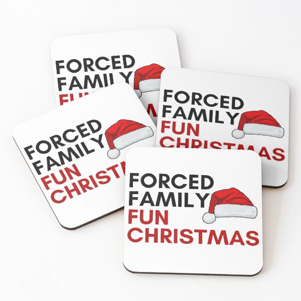 Item preview, Forced Family Fun Christmas Funny Gift T-Shirt designed and sold by marvancatquotes.