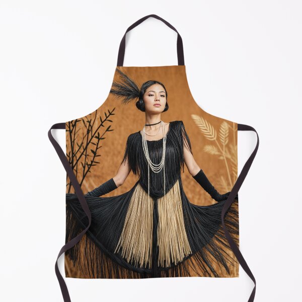Item preview, Gatsby Glamour: 1920s Flapper Elegance in Art Deco Gold designed and sold by ForeverPrintsOK.