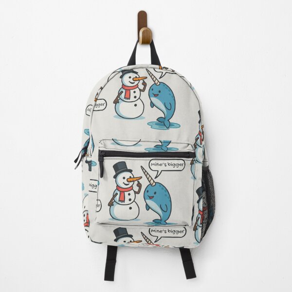 Item preview, Snowman and Narwhal Comparing Horns designed and sold by Ghost on Toast.
