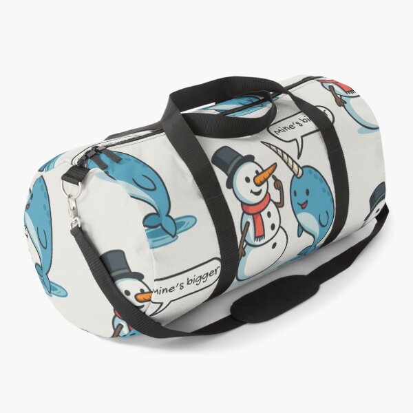 Item preview, Snowman and Narwhal Comparing Horns designed and sold by Ghost on Toast.