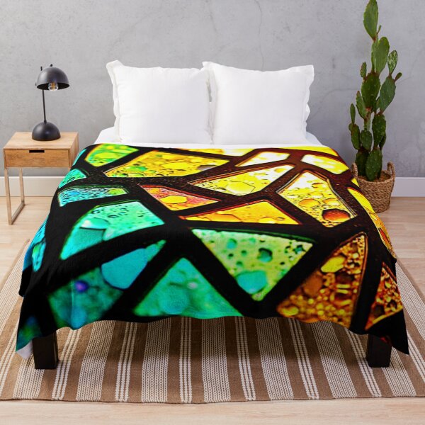 Item preview, Vibrant Abstract Light Mosaic Design designed and sold by Health And Fitness Posts e-Store.