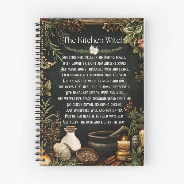 Item preview, The Kitchen Witch Blessing Poem designed and sold by SpecInkStudio.
