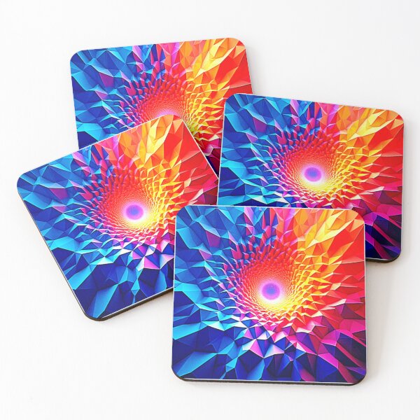 Item preview, Prismatic Geometric Color Vortex Design designed and sold by Health And Fitness Posts e-Store.