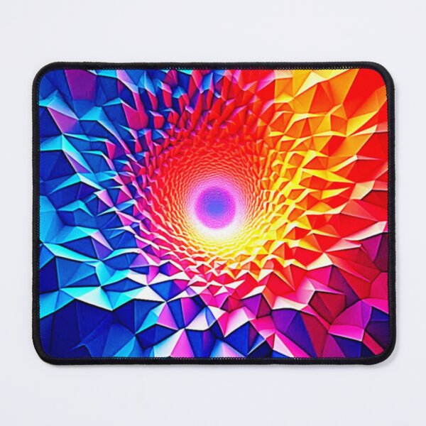 Item preview, Prismatic Geometric Color Vortex Design designed and sold by Health And Fitness Posts e-Store.