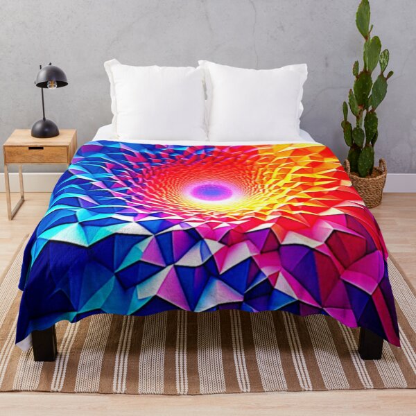 Item preview, Prismatic Geometric Color Vortex Design designed and sold by Health And Fitness Posts e-Store.