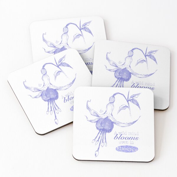 Item preview, A WILD MIND BLOOMS EVEN IN DISORDER LAVENDER designed and sold by LIS AND MELIVERSO.
