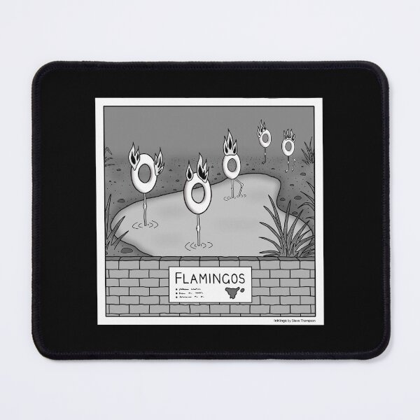 Item preview, Flamingos? designed and sold by Inklings cartoons.