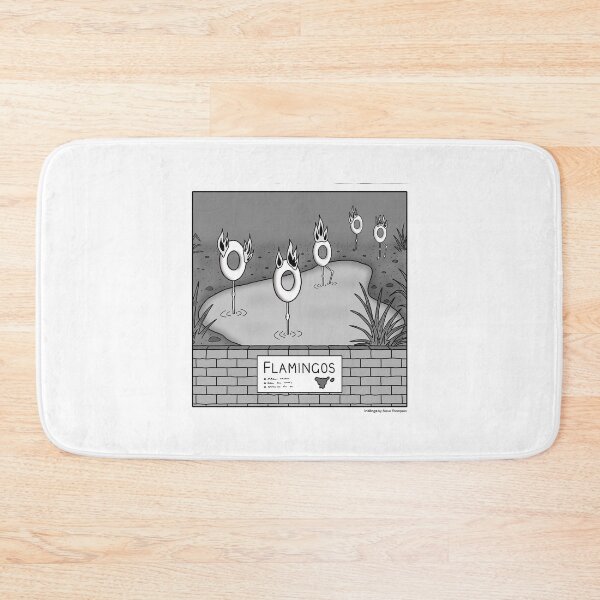 Item preview, Flamingos? designed and sold by Inklings cartoons.