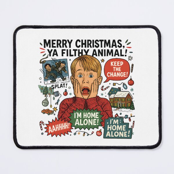 Item preview, Merry Christmas Ya Filthy Animal designed and sold by kjanedesigns.