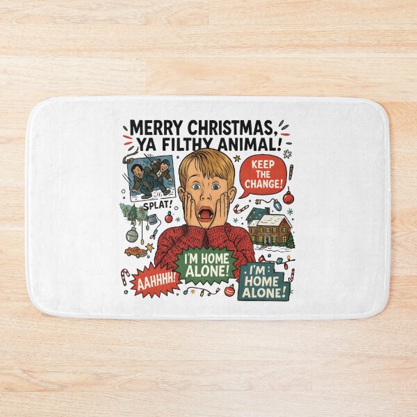 Item preview, Merry Christmas Ya Filthy Animal designed and sold by kjanedesigns.