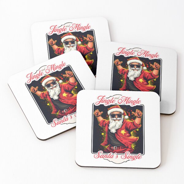 Item preview, Jingle Mingle Santa Is Single - Funny Christmas Divorce Party Humor designed and sold by SkullTroops.