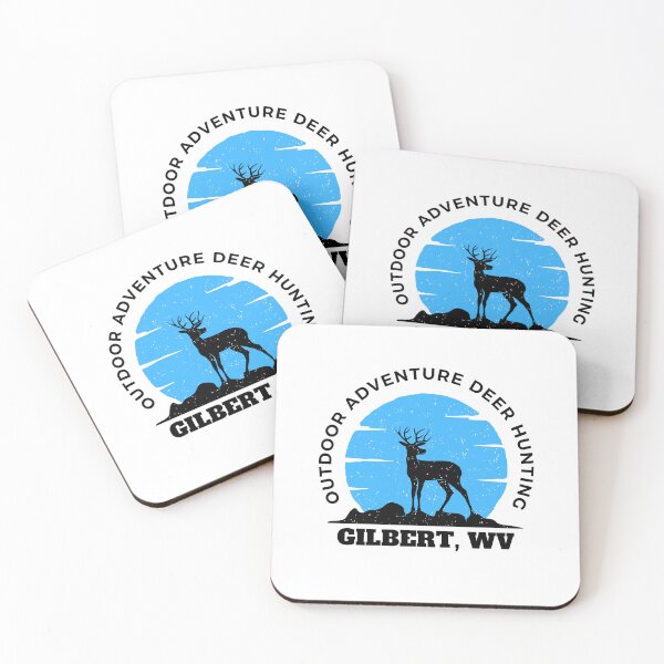 Item preview, Deer Hunting in Gilbert, WV designed and sold by QueenLillyArt.