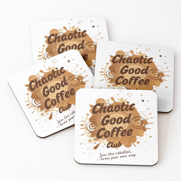 Item preview, Chaotic Good Coffee Club designed and sold by Low Key Revolt.