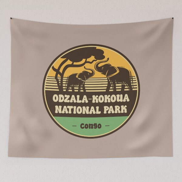 Item preview, Odzala Kokoua National Park Congo Republic Safari designed and sold by CynthiaGraphics.