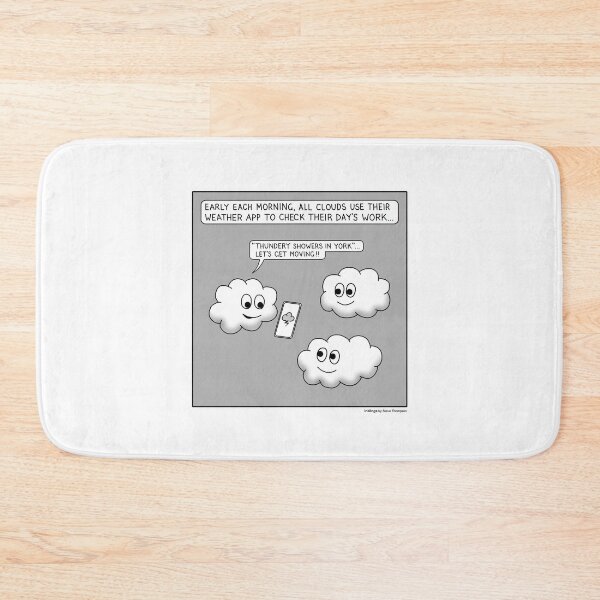 Item preview, Weather app for clouds designed and sold by Inklings cartoons.