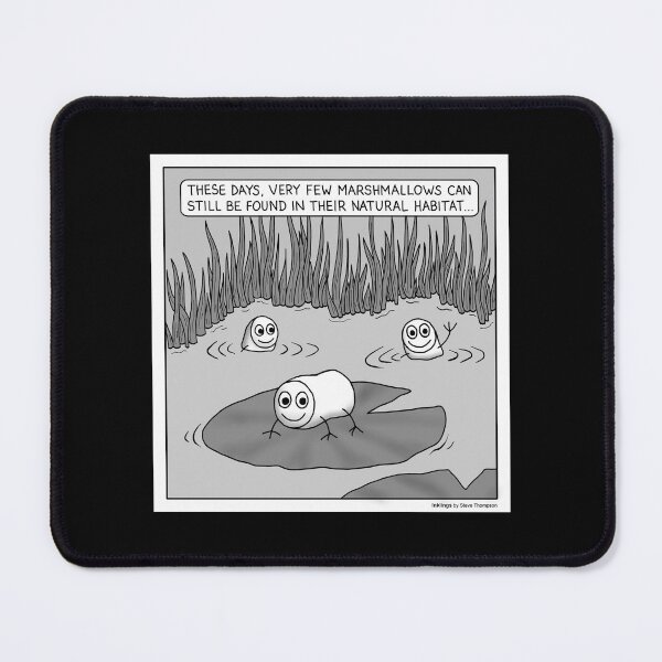 Item preview, Marshmallows in the wild designed and sold by Inklings cartoons.