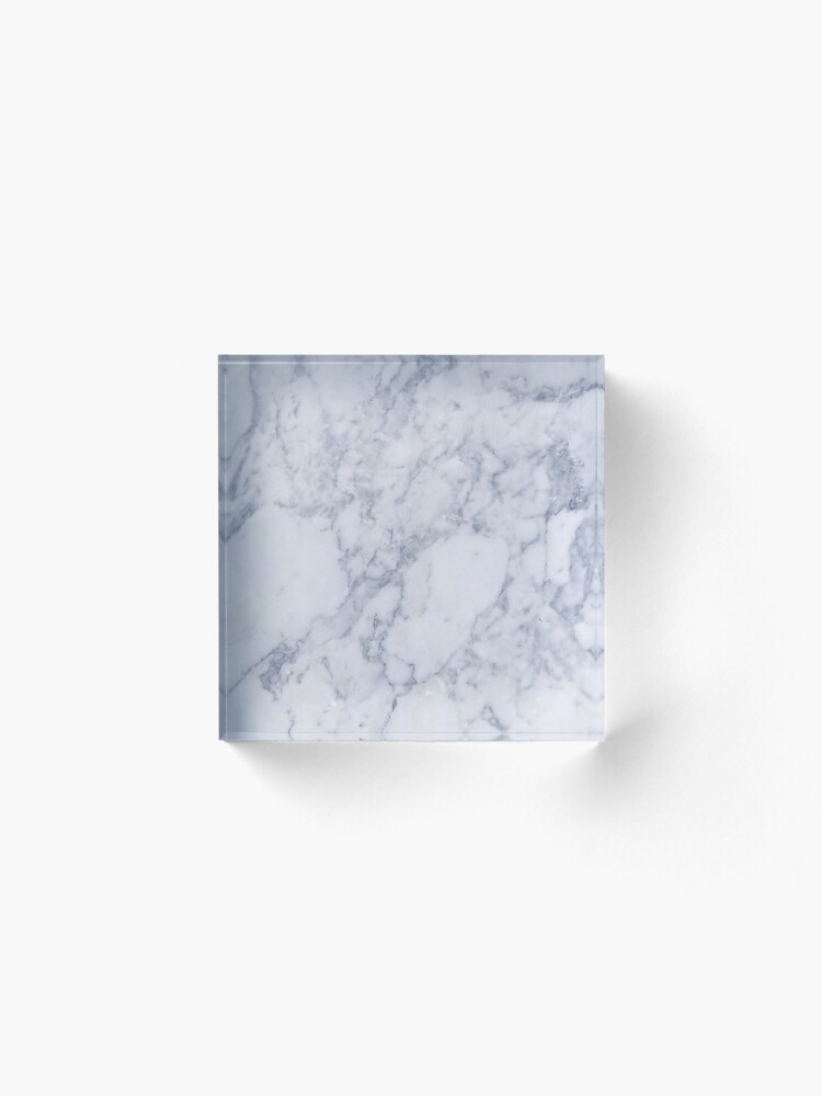 Bloque acrílico «Fondo de piso de textura de mármol blanco con textura