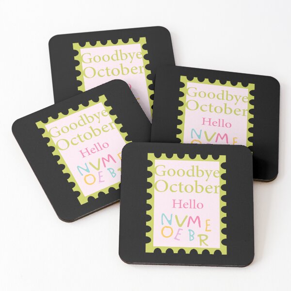 Item preview, Pastel Stamp – Goodbye October Hello November designed and sold by bayanabufadda.
