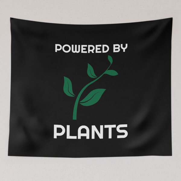Item preview, Powered By Plants - Vegetarian / Vegan designed and sold by Superhero Gear.