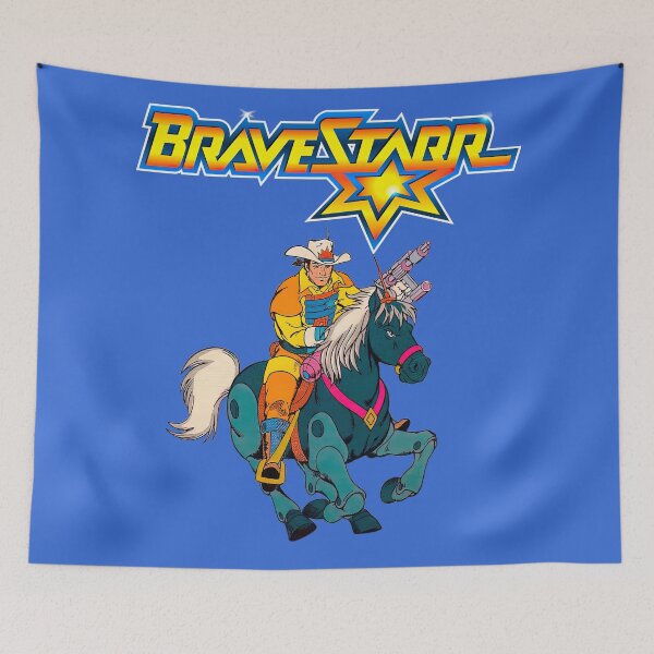 Item preview, Bravestarr Retro 80s Cartoon Sci-Fi Hero designed and sold by Retr0Tshirts.