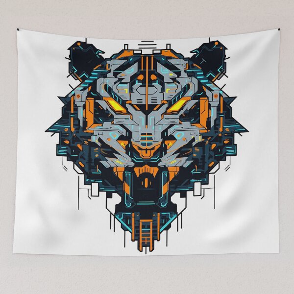 Artikelvorschau, Tiger | Cyberpunk | Cybertiger entworfen und verkauft von Jcat7.