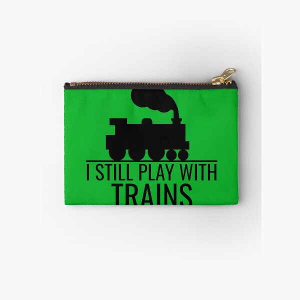 Item preview, I Still Play With Trains, Funny Train, Railway Enthusiast, railfan, train lover design designed and sold by DesignHouse07.