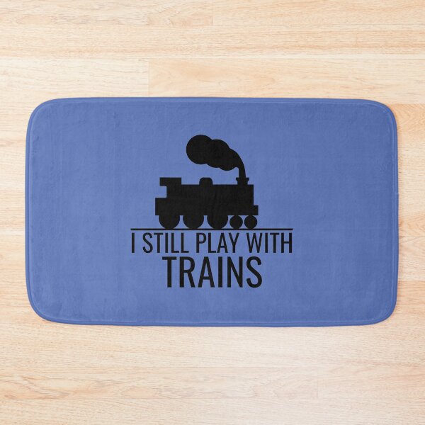 Item preview, I Still Play With Trains, Funny Train, Railway Enthusiast, railfan, train lover design designed and sold by DesignHouse07.